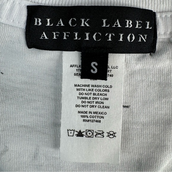 Affliction Black Label Men's Short Sleeve Graphic T-shirt - Size: Small-NWT - Picture 14 of 14